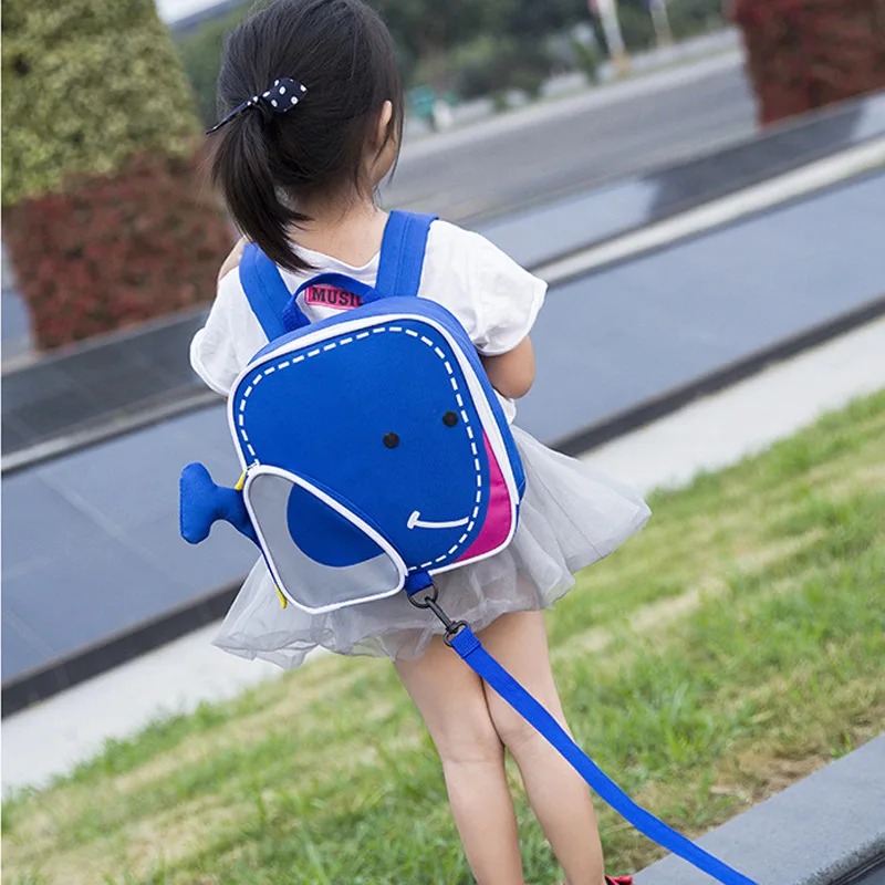 Children's Cartoon Backpacks Kids Cute Animal Canvas Bag Boy Girl School Travel Hiking Park Picnic Outdoor Waterproof Backpacks