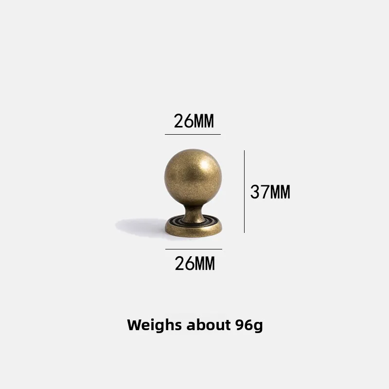 

Латунная ретро дверная ручка для шкафа