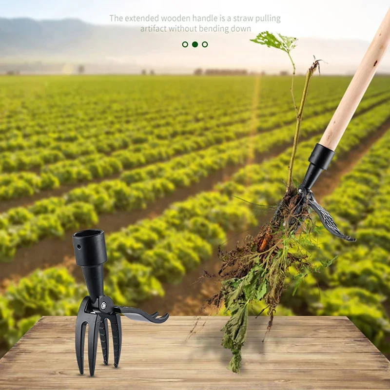 Металлический съемник для сорняков портативный экстраватор прополнения трав в