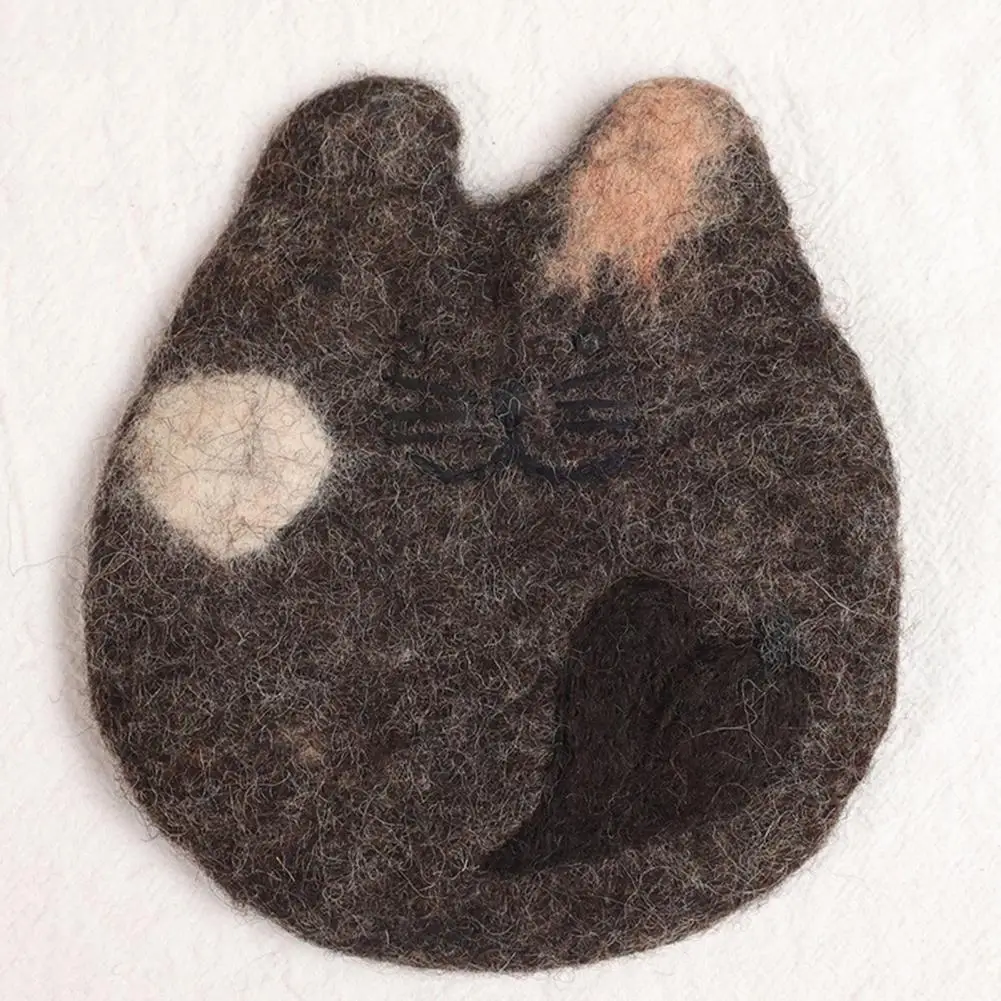 Подставка для кофейной чашки с дизайном кота подставка милым мультяшным котом