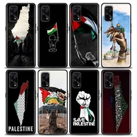 palestine flag jerusalem landmark case for realme c21y c21 c25 c20 c15 c12 c11 c1 gt master neo neo2 5g capa silicone soft cases