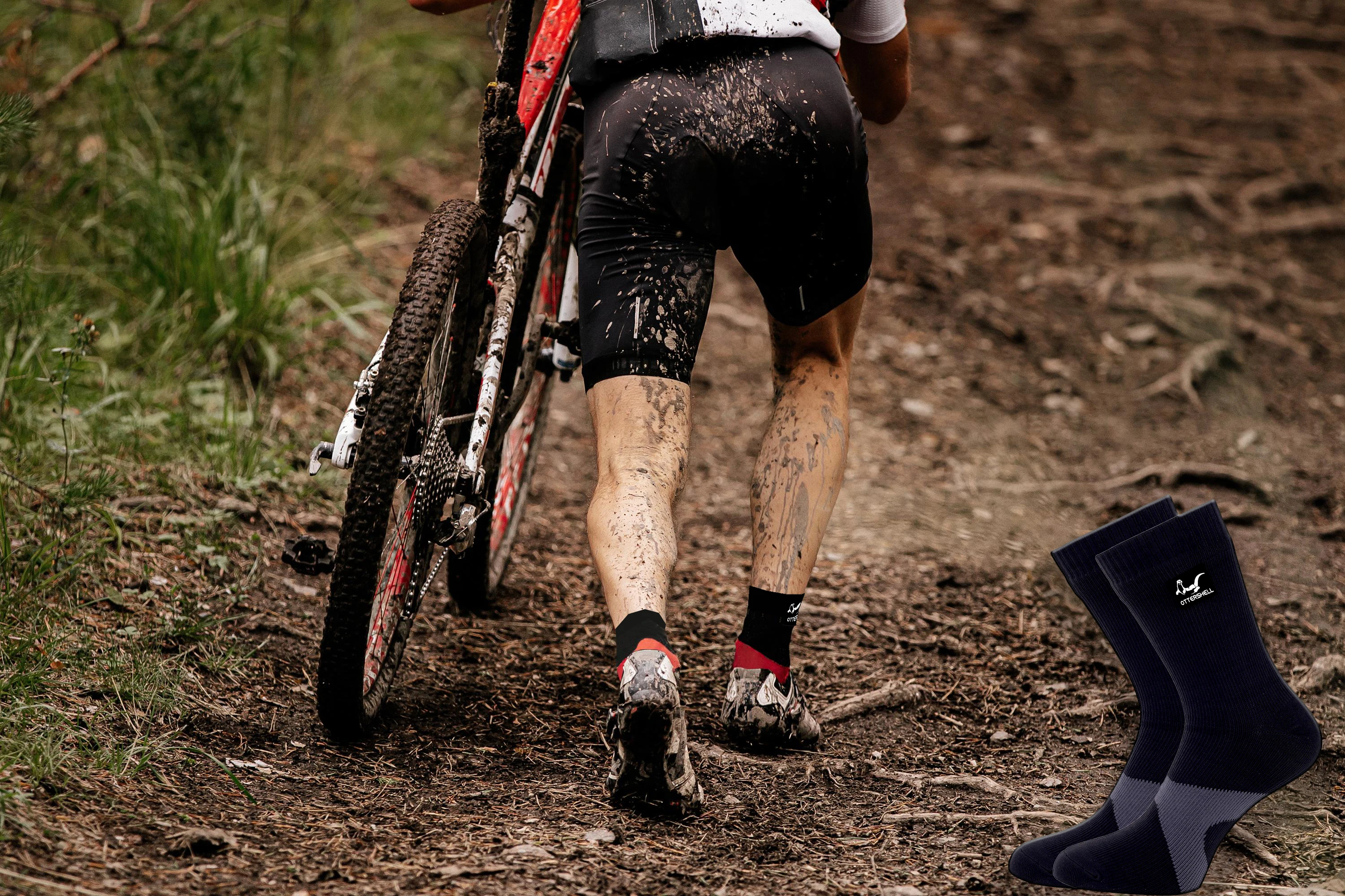 Ottershell Waterproof Breathable Socks for Outdoor Activities like Golf, Running, Cycling, Mountaineering and Hiking Coolmax®