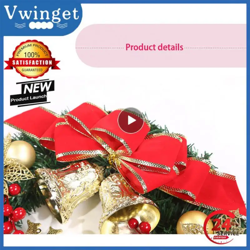 

Christmas Decoration Handmade DIY Wreath Holiday Artificial Wreath Home Window Wall Christmas Decoration Wreath Direct Sales