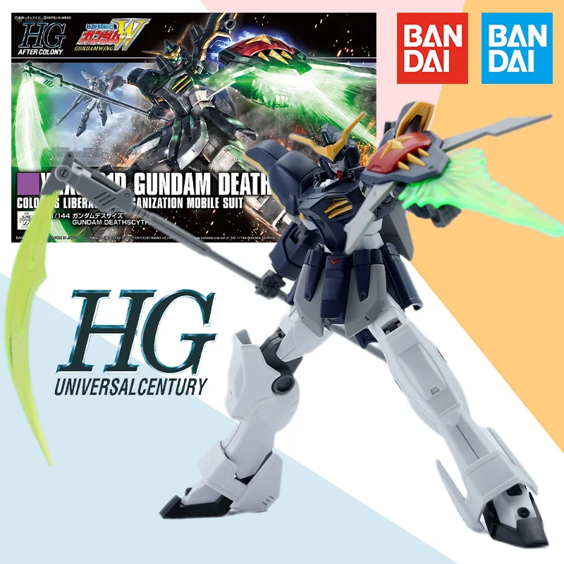 

Bandai Original HGUC 1/144 Mobile Suit XXXG-01D GUNDAM DEATHSCYTHE Aninm Action Assembly Figure Model Toy Gifts for Children Kid