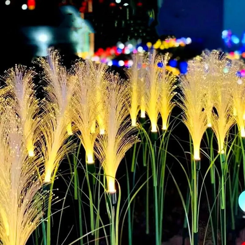 

Simulation Reed Solar LED Lights Outdoor Waterproof Garden Lamp Solar Fiber Light Reed Garden Decor Lawn Light Solar Light