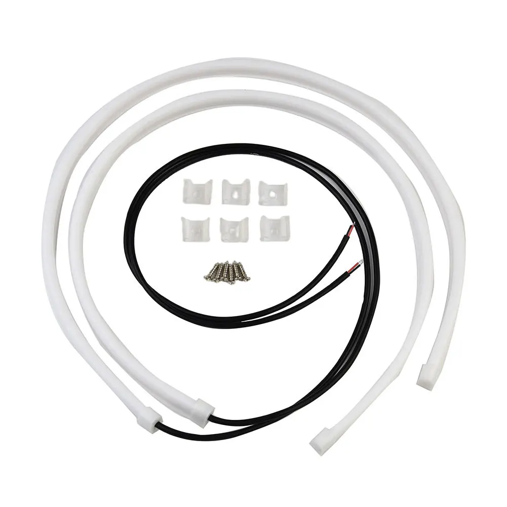

Lamp Car Lights Car lights Auto Running Light Strips Vehicles 60cm Bar 2pcs White Hose 6000K Daytime Brand New