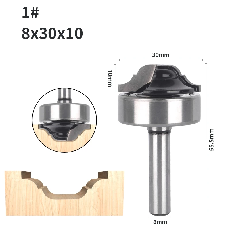 

YUSUN 8 мм 12 мм хвостовик классическая резьба фреза деревообрабатывающая фреза для дерева фреза