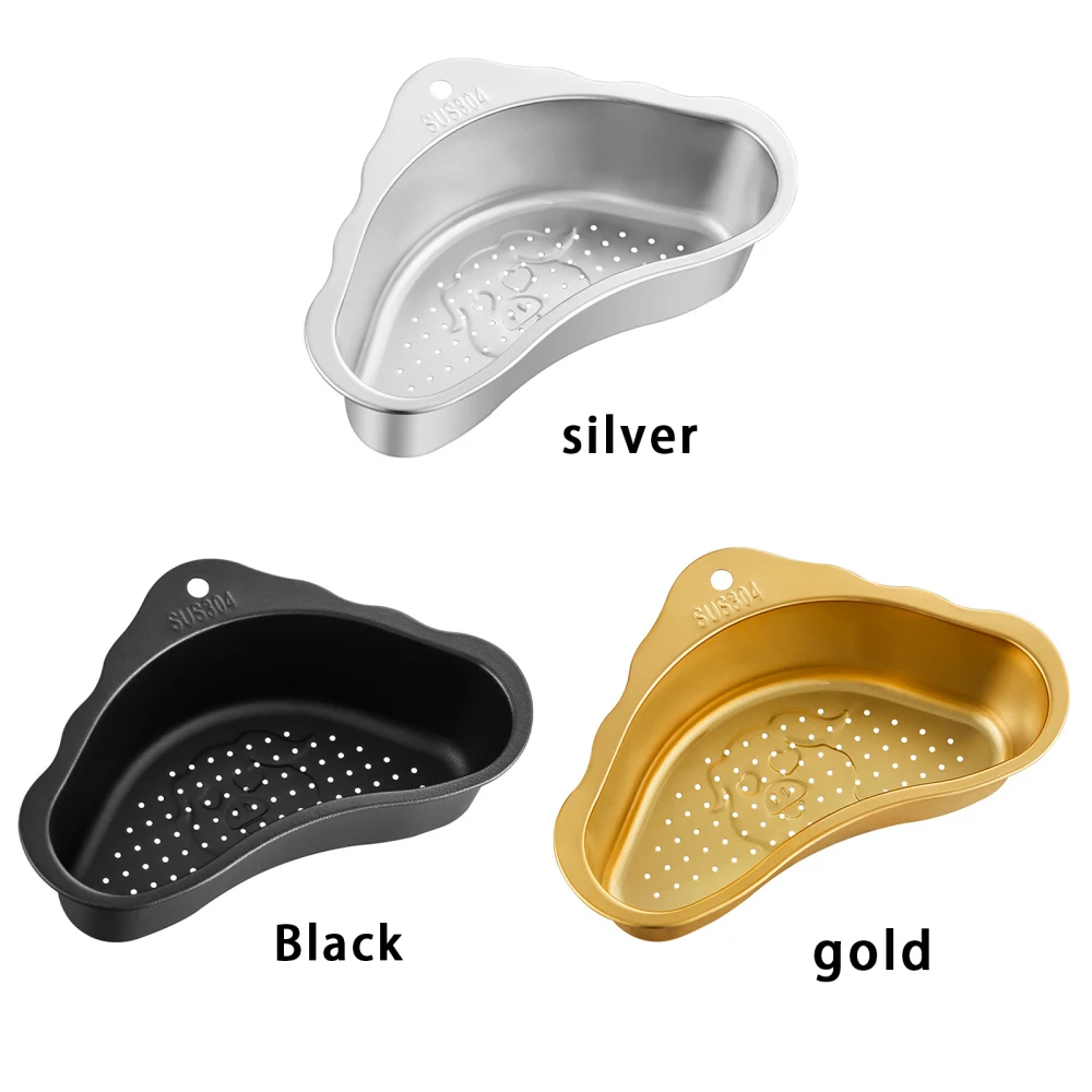 

Kitchen Sink Drain Stainless Steel Creative Durable Triangle Plastic Pendant