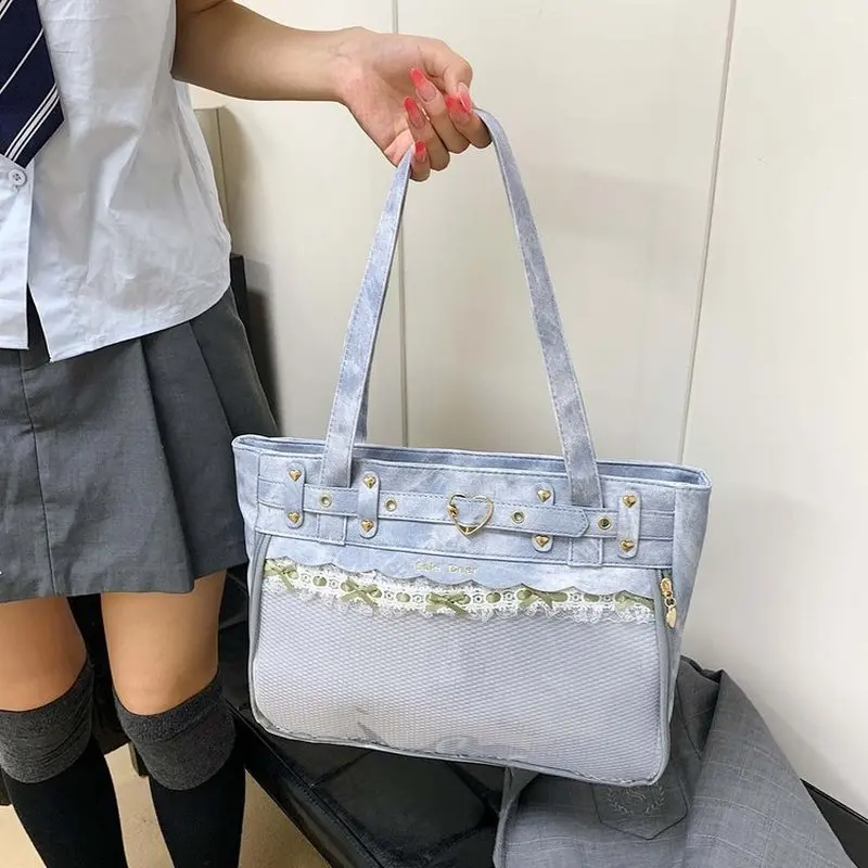 Японская Субкультура панк готика СПАЙС девочка ПУ наплечная болеутоляющая сумка