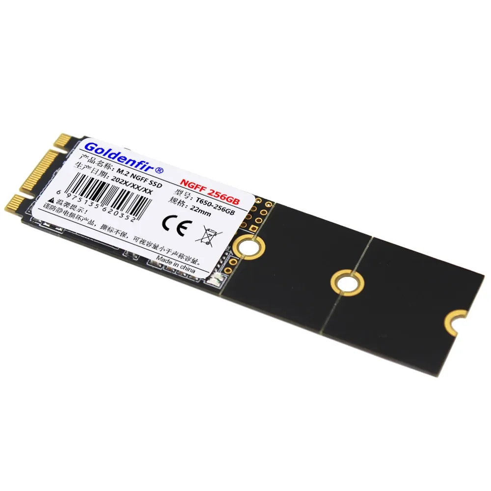 Фото Goldenfir SSD NGFF M2 SATA 128 ГБ 256 ГБ 22*42/60/80 мм M.2 твердотельный накопитель 480 ГБ 512 ГБ 960 ГБ диск №4