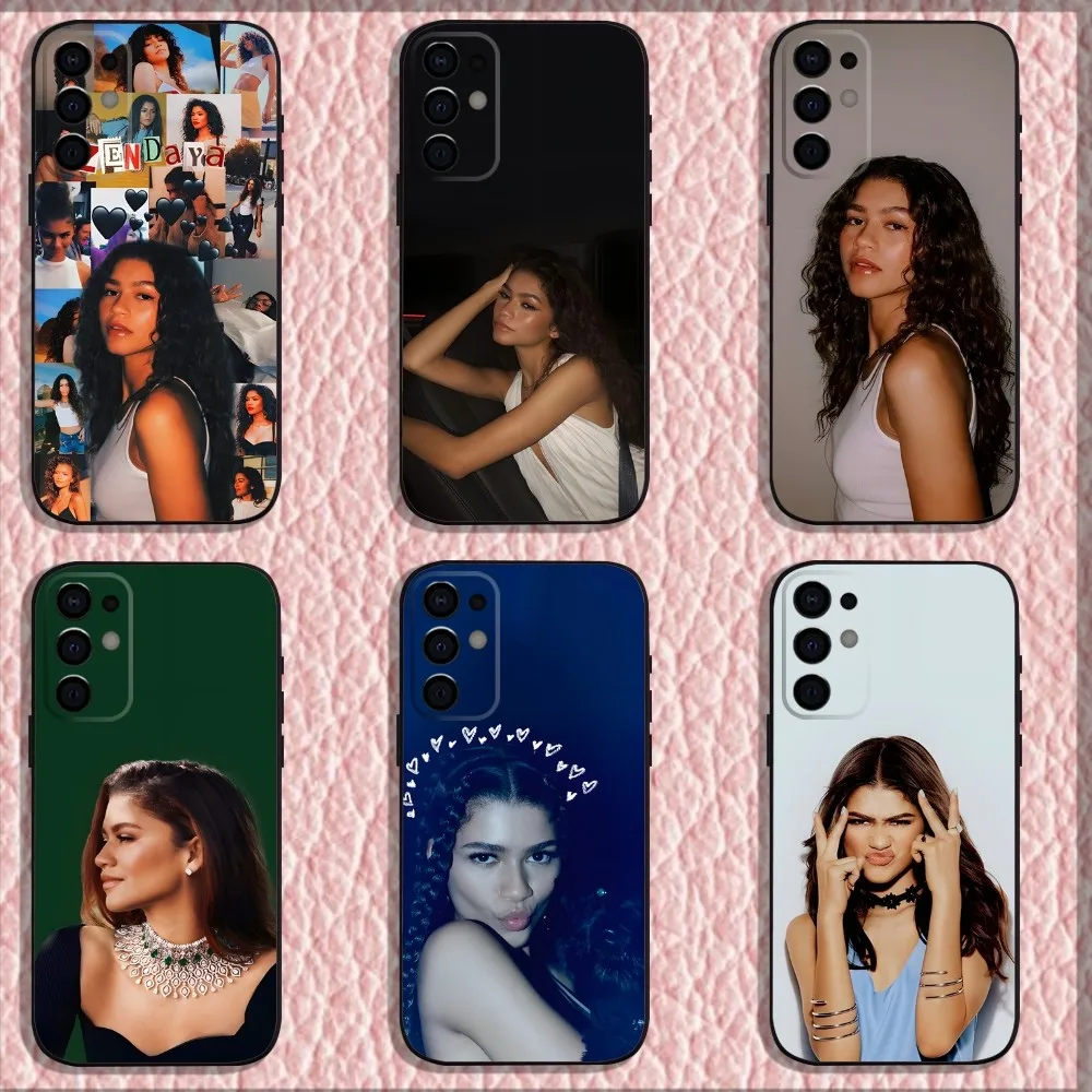 Z-Zendaya Phone Case For Samsung S24 S21 S22 S23 S30 Ultra S20 Plus Fe Lite Note 10 9 5G Black Soft Shell
