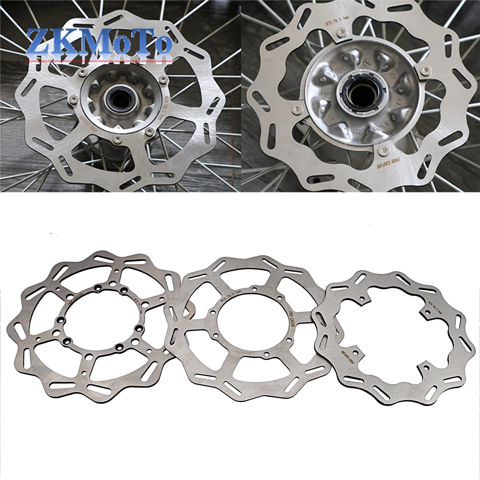 

Motorcycle 240mm 260mm 270mm Front Rear Brake Disc Rotor for Honda CR 125R 125R 250R 250R CRF 250R 450R 250X 450X Universal Part