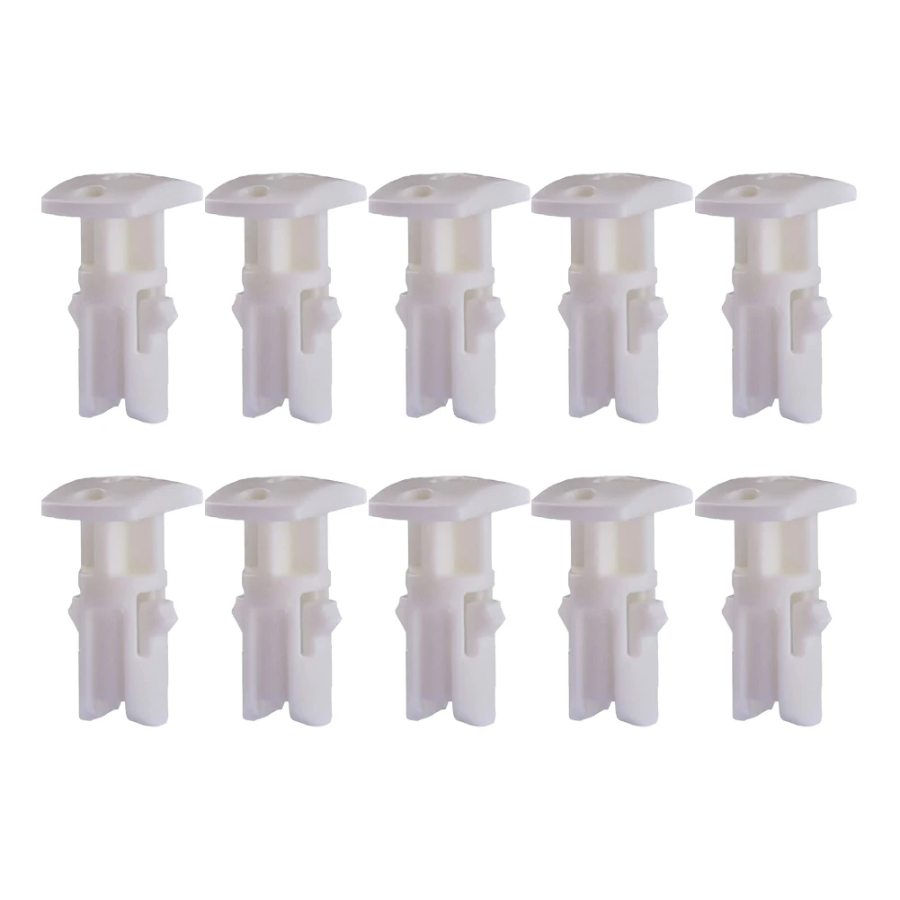 

10pcs Clips White Nylon For 2017-2019 For Nissan Note Trunk Trim Panel Retainer Clip 84995-3VA0A Durable Accessories