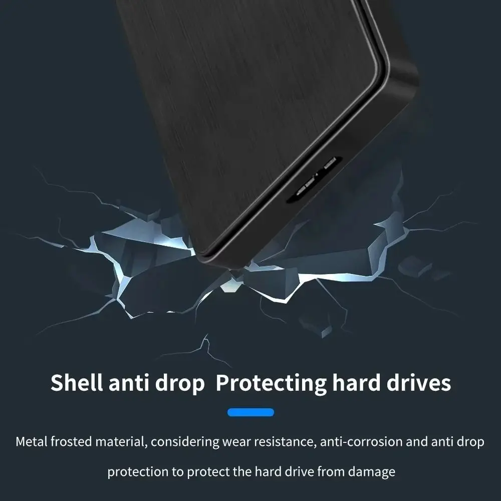 Фото Новый внешний корпус для жесткого диска USB 3.0, 2,5 дюйма, портативный, скорость 5 Гбит/с, для SSD и HDD №4