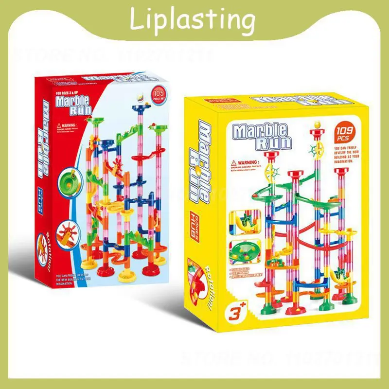 

105/109 шт./набор, Детский конструктор-лабиринт под мрамор