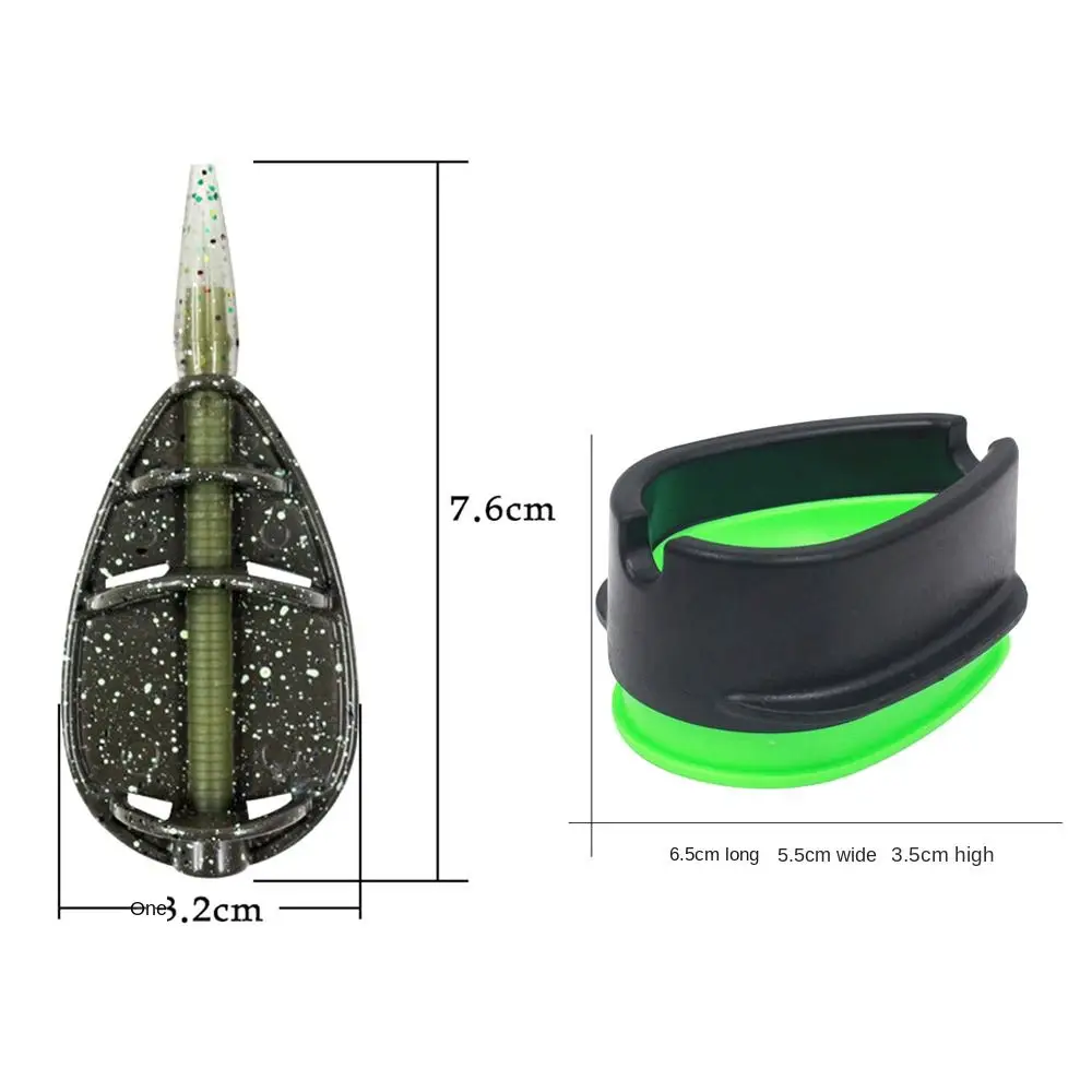 2 шт. линейная кормушка для ловли карпа набор форм быстроразъемная рыбалки клетка