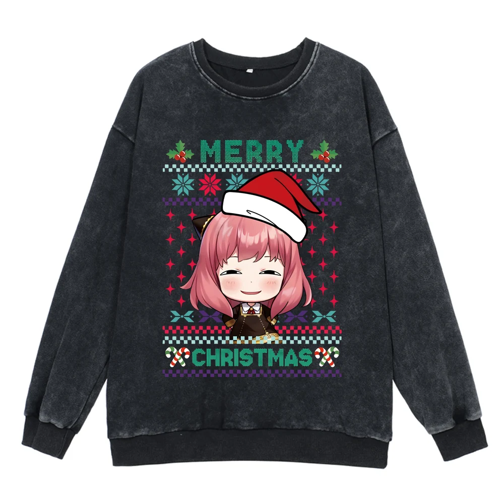 

Свитшот унисекс с аниме-надписью Spy x Family, 100% хлопок