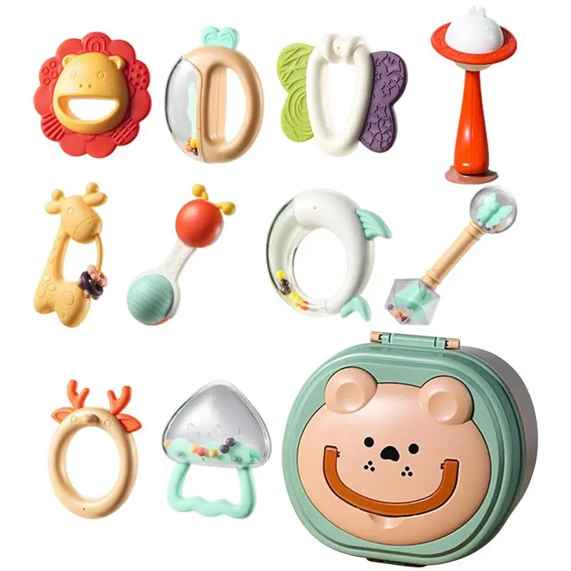 

Детские игрушки 0-6 месяцев, детские игрушки-прорезыватели для детей 0-6-12 месяцев, детские игрушки от 6 до 12 месяцев, Набор детских игрушек