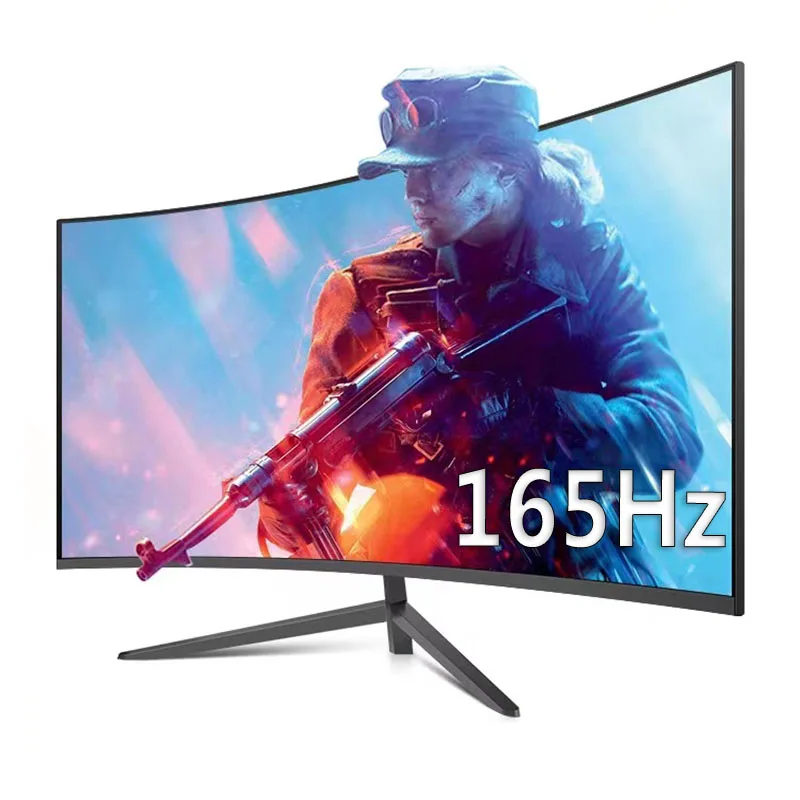 24 polegadas VA 144 монитор Гц 1080p HD Game 165hz curvo LCD 1K75Hz desktop HDMI compatvestido PC monitor DP