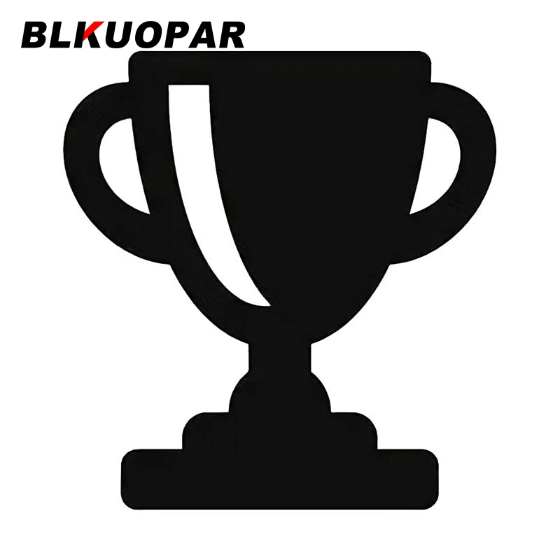 Наклейки автомобиля BLKUOPAR Winner Trophy Die Cut Simple Funny водонепроницаемые виниловые аксессуары для солнцезащитного ветрового стекла и сёрфборда.