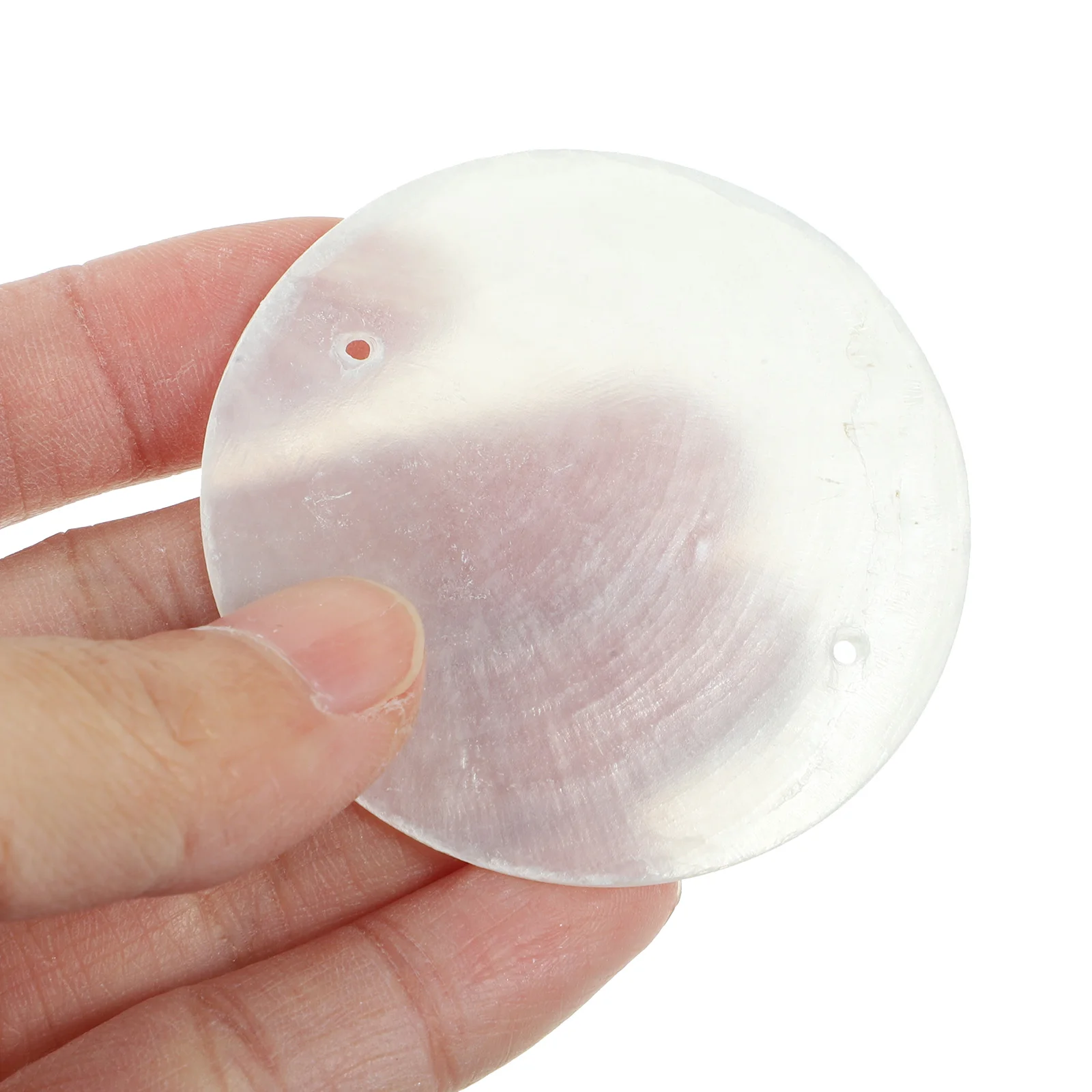 100 шт. бусины для браслетов плоские круглые ракушки ювелирные изделия