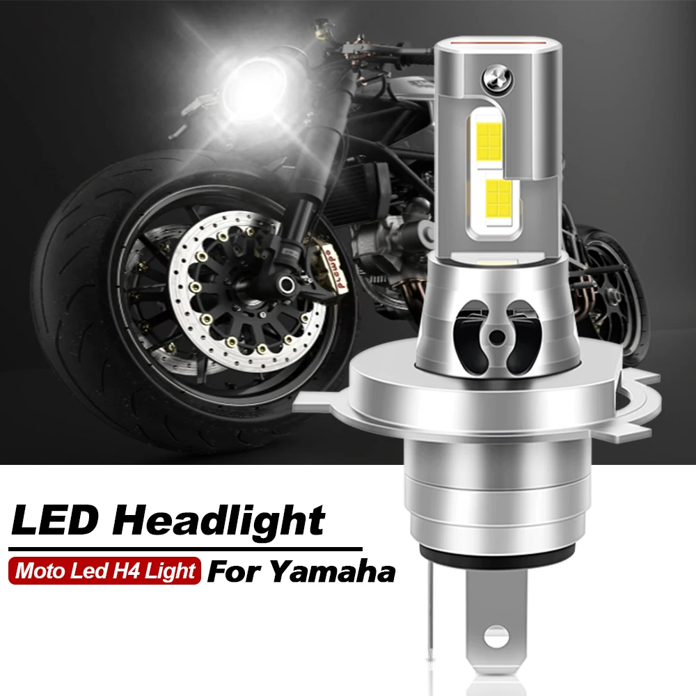 1 шт. для мотоцикла Yamaha XJ6 H4 светодиодные фары Ближний/Дальний свет лампы 26000LM 6000K