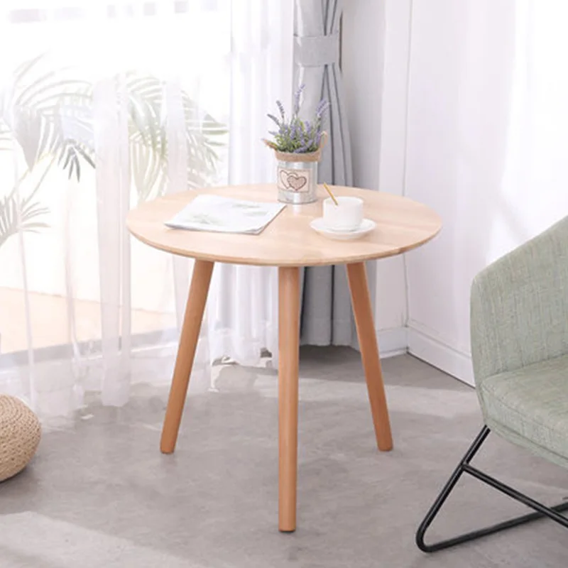 

Деревянные скандинавские журнальные столики, минималистичные круглые современные журнальные столики для гостиной, роскошные уникальные аксессуары для дома