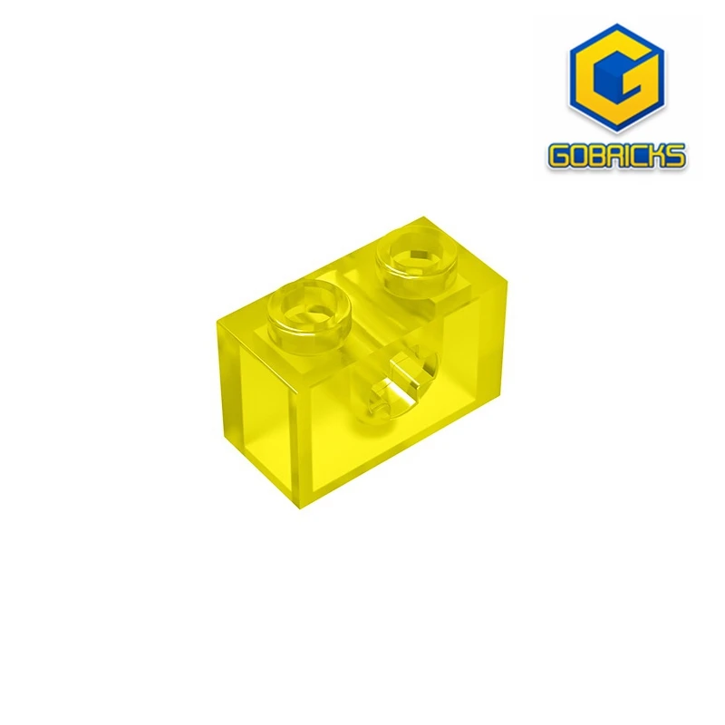 

Gobricks GDS-633 BRICK 1X2 WITH CROSS HOLE compatible with lego 32064 31493 children's DIY Educational Building Blocks Technical