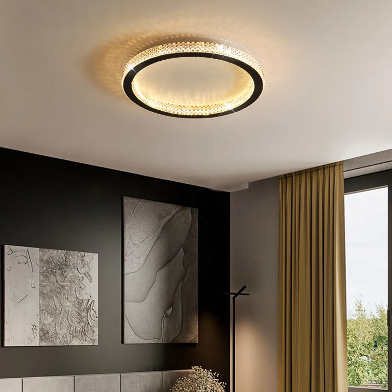 Современная светодиодная люстра с дистанционным управлением для гостиной