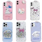 Kawaii подходит для Apple 12 в мультяшном стиле Cinnamorol Iphone 11 милый мягкий женский силиконовый чехол с мелодией