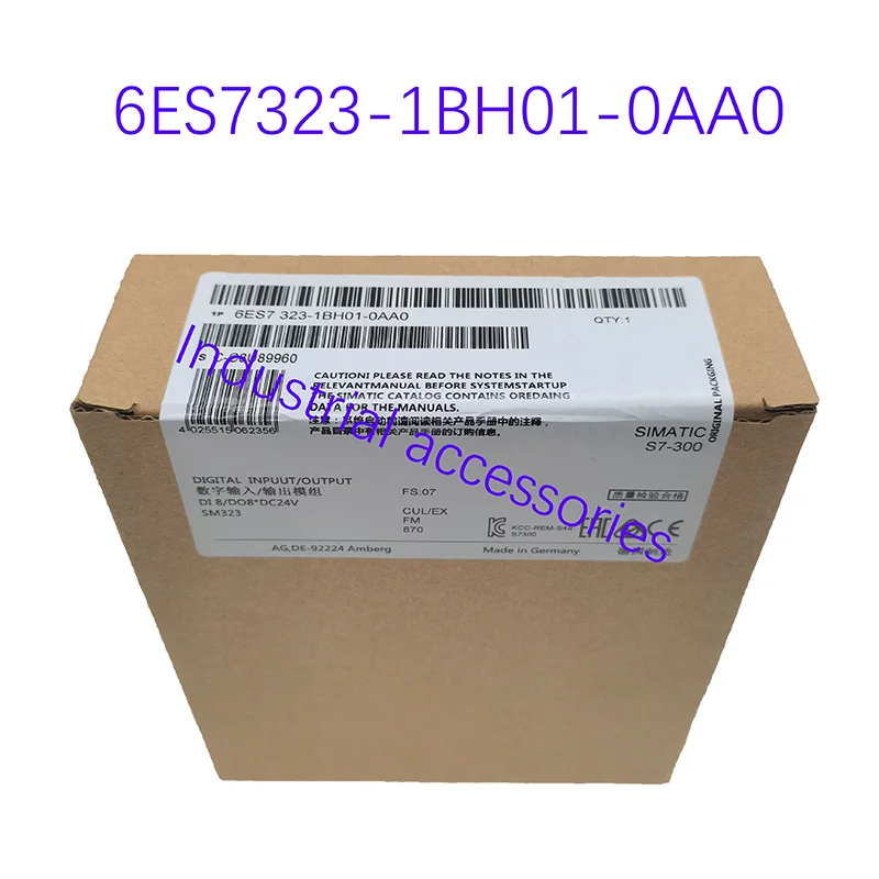 

New original 6ES7323-1BH01-0AA0 S7-300 digital module SM323 8 in/out 24VDC spot
