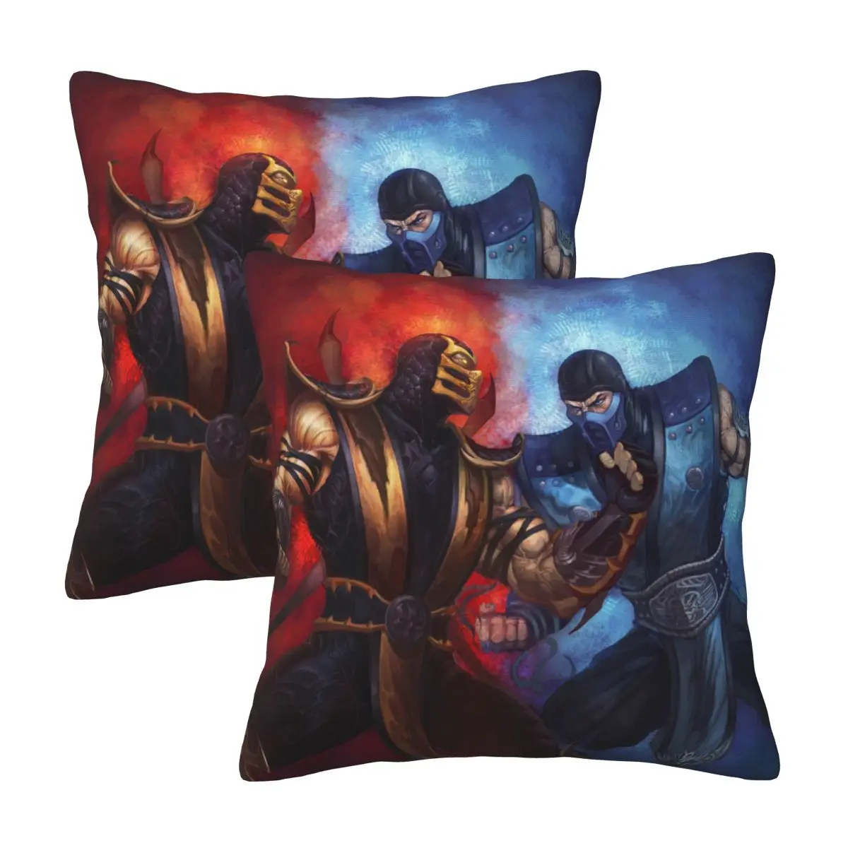 

Mortal Kombat Fashion Pillowcases Decorative Pillow Covers Soft and Cozy 2 PCS