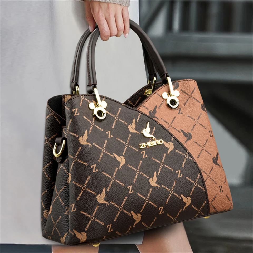 

Роскошные дамские сумочки с тремя слоями 2022, женские сумки, Дизайнерские повседневные сумки-тоуты на плечо, высококачественные кожаные сумки через плечо для женщин