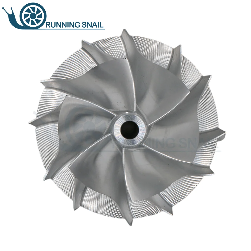 Фото Колесо турбокомпрессора RHF55V 6 + 6 лопастей 8980277725 8980277720 для Isuzu GMC различных 3500 4500 W-Series 5.2L 4HK1-E2N VAA40016 №1