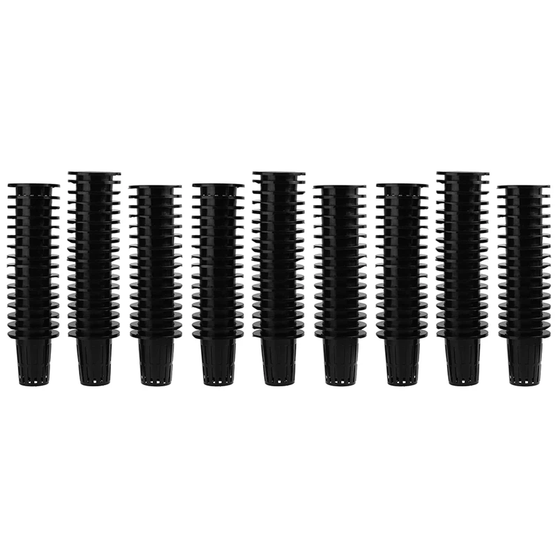 

150 шт., пластиковые горшки для гидропоники/аквапоники/орхидеи, 70 мм