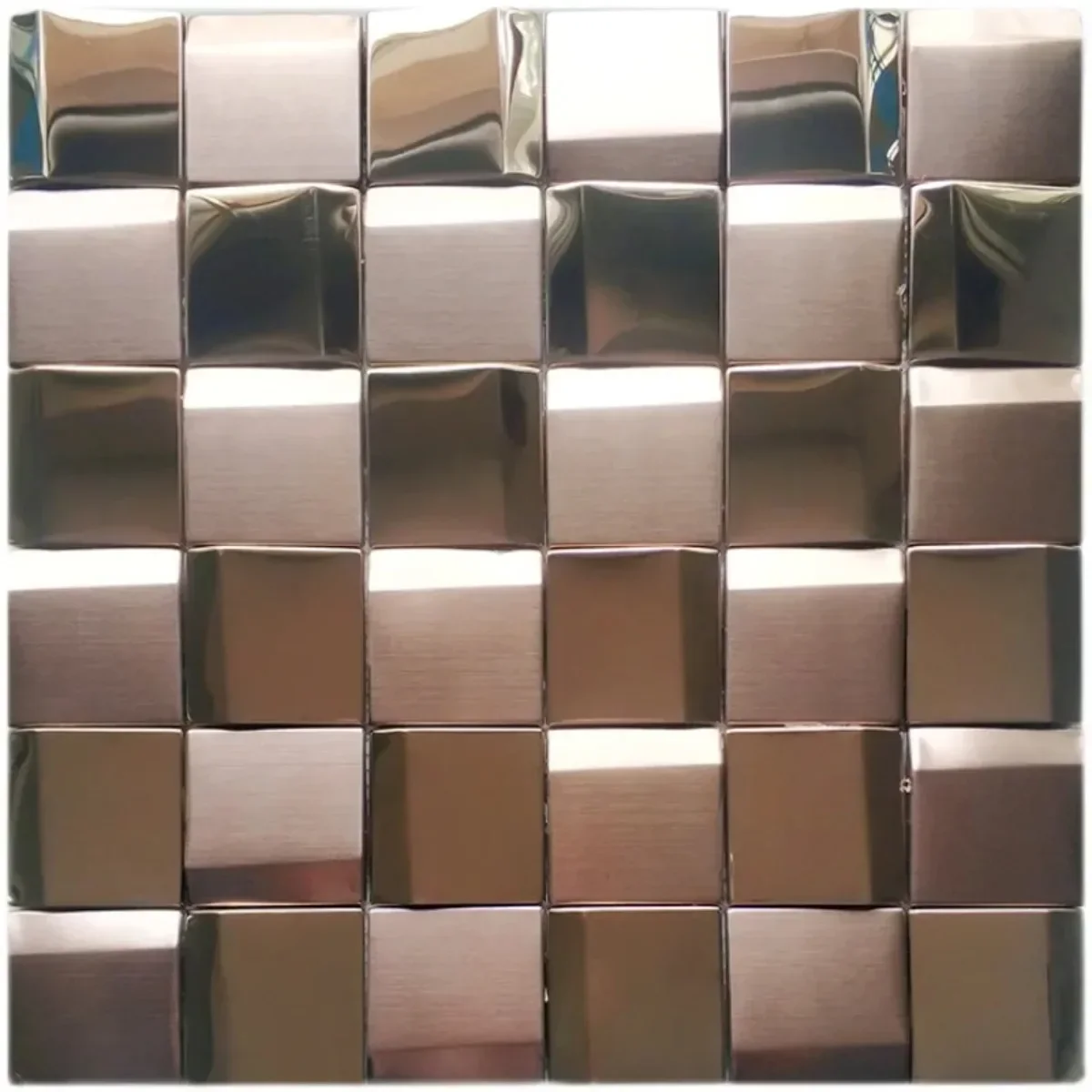 Роскошная мозаичная плитка из нержавеющей стали 304 нордический Металлический