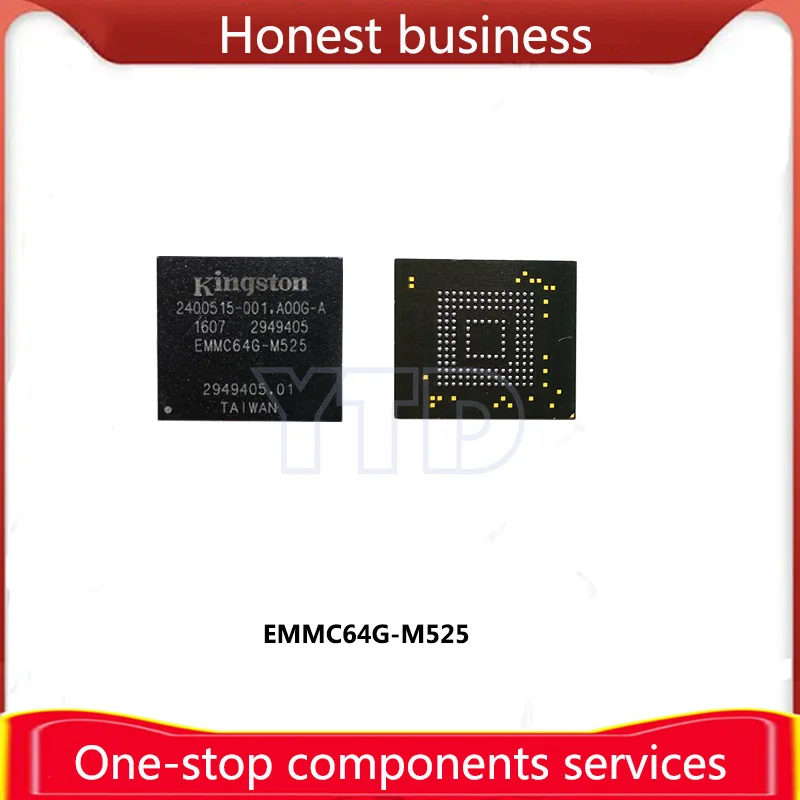 

100% working 1 piece EMMC64G-M525 100% quality EMMC BGA 64G chip mobile phone hard disk memory Computer storage EMMC64G