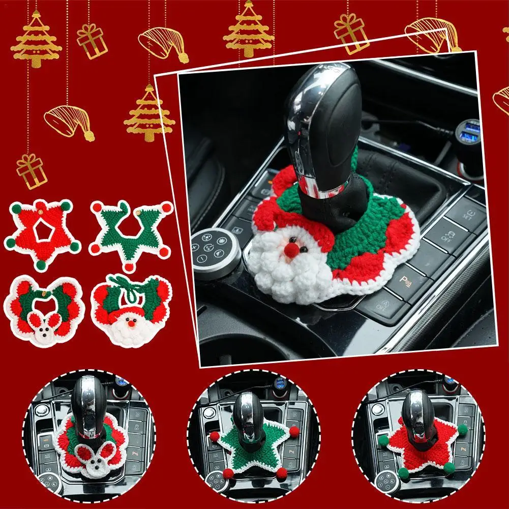 

Christmas handmade modified gear Fashion Car Gear Knob Cover Handle Gear Change Lever Cover new