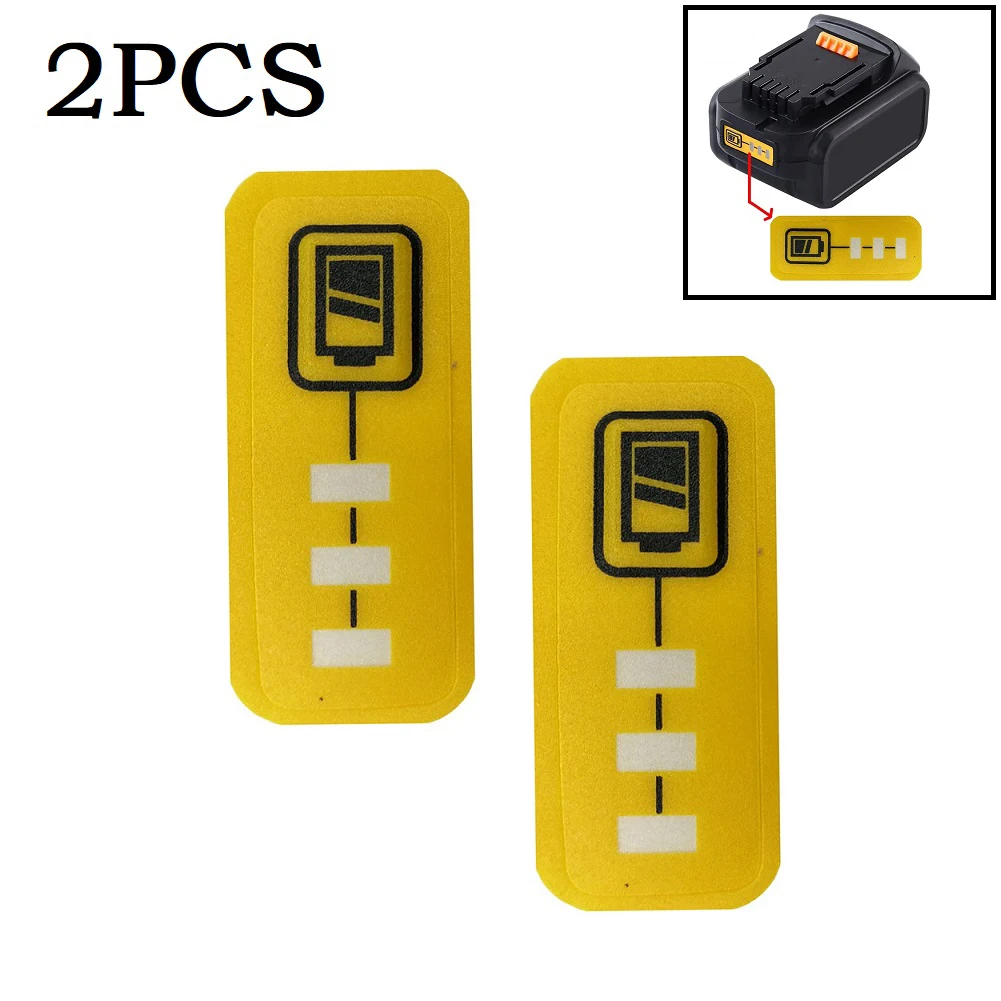 

Battery LED Key Stickers Paper Replacement 14.4V Yellow Accessories BL1430 BL1830 Capacity DCB140 DCB182 DCB200