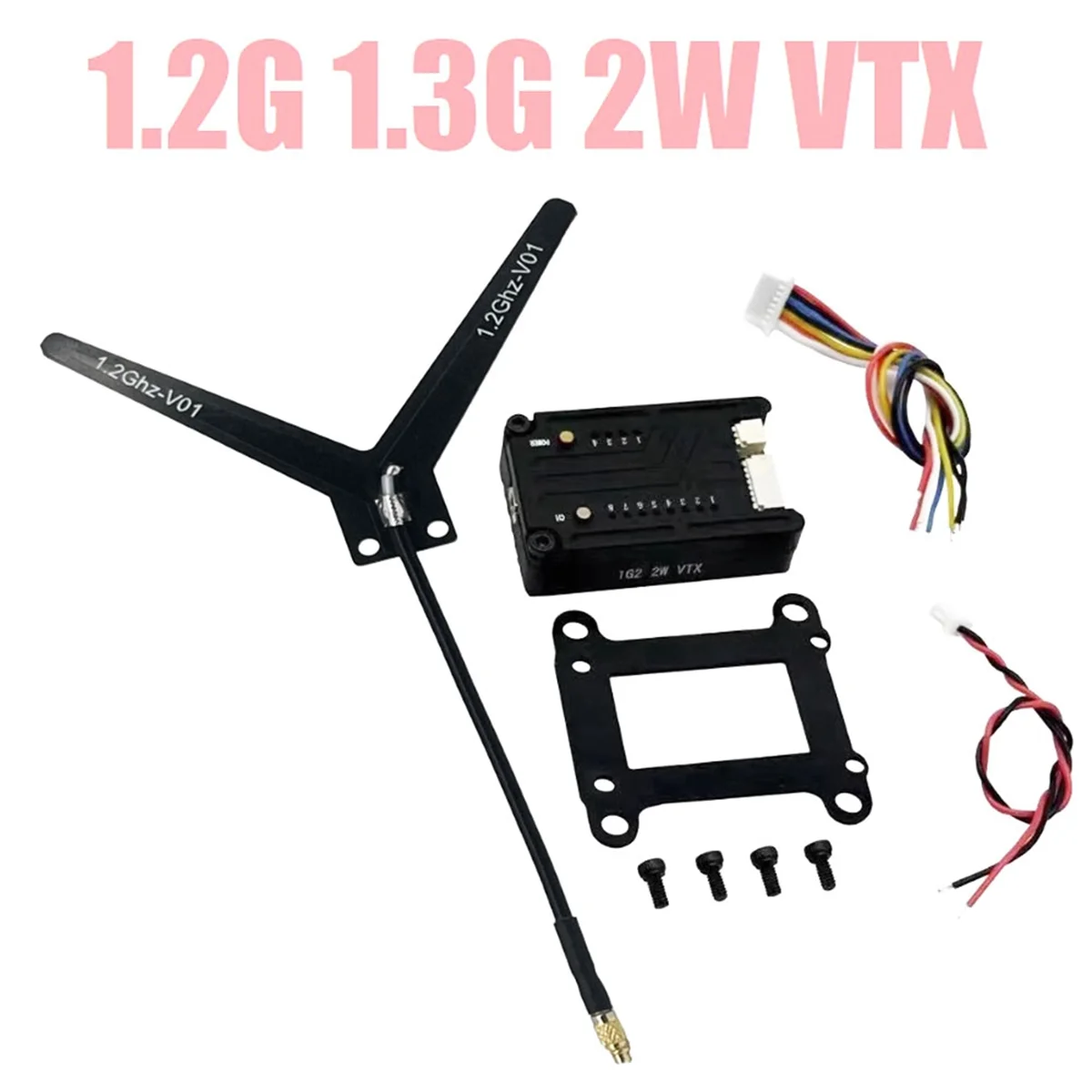 1.2G 1.3G 2W VTX 8CH 2000mW FPV аудио-видео передатчик 2-6S MMCX антенный порт для