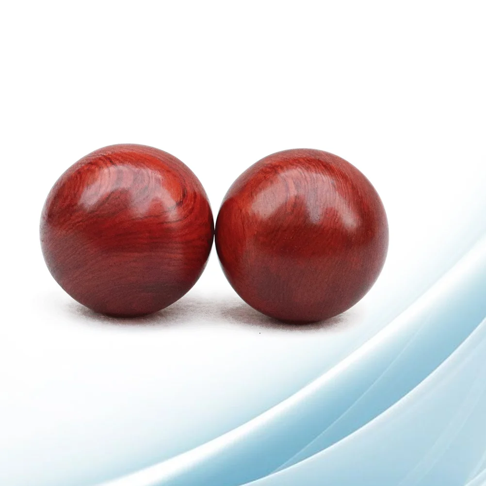 

Hand Message Woodenbaoding Rosewoodballs Holding Clasic Hands Chinese Exercise Circulation Blood Roller Smooth Red Wood Handball