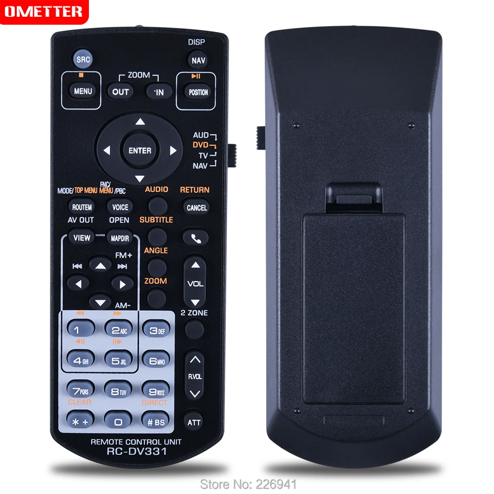 

New RC-DV331 for Kenwood Receiver Remote Control for DDX516 DDX616 DNX5160 DNX6020EX DNX6160 DNX6460BT DNX6960 DDX6046BT KVT-516