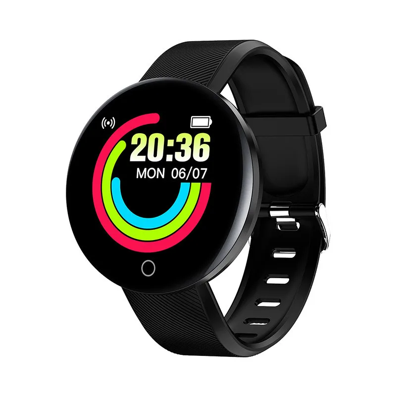 

Smartwatch 1.44 Round Screen Multiple Sports Modes Heart Rate Blood Pressure Sleep Monitoring Music Control Smart Bracelet D18s