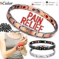 body slimming lymphatic drainage magnetic bracelet weight loss magnetic therapy stone bracelet bead slim for men women