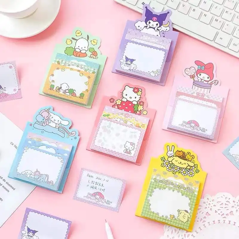 

Блокнот для записей с героями мультфильмов Hellokitty, 90 шт.