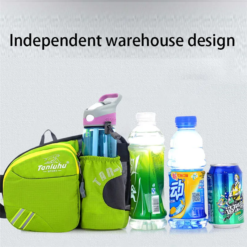 

Bike Riding Cycling Running Fishing Hiking Waist Bag Fanny Pack Outdoor Belt Kettle Pouch Gym Sport Fitness Water Bottle Pocket