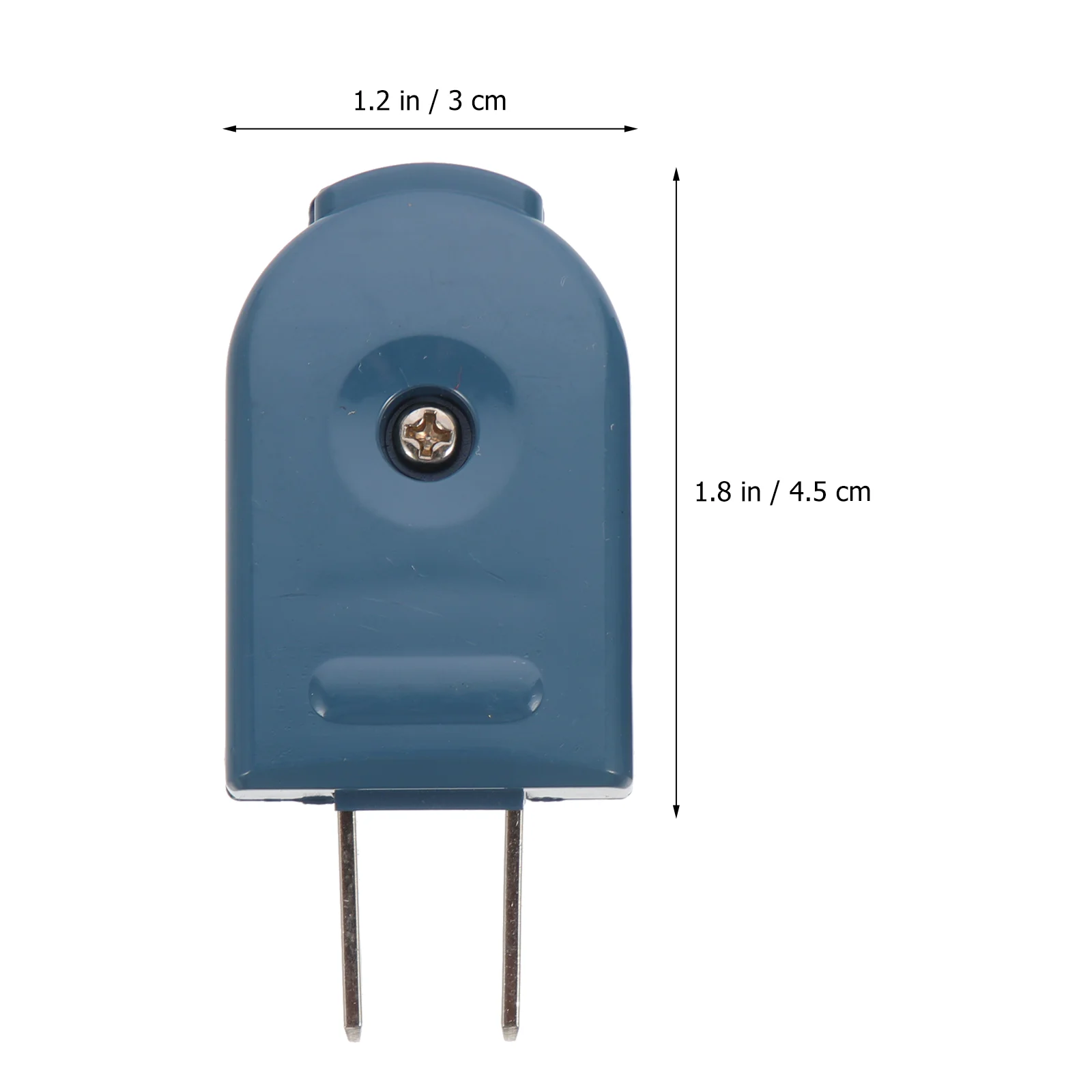 6 шт. вращающаяся электрическая вилка плоский адаптер 2-контактный удлинитель
