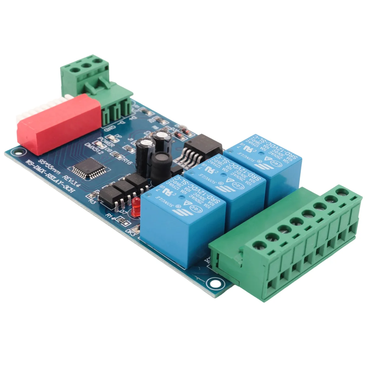 3CH DMX 512 релейный выход светодиодный Dmx512 плата контроллера DMX512 декодер контроллер