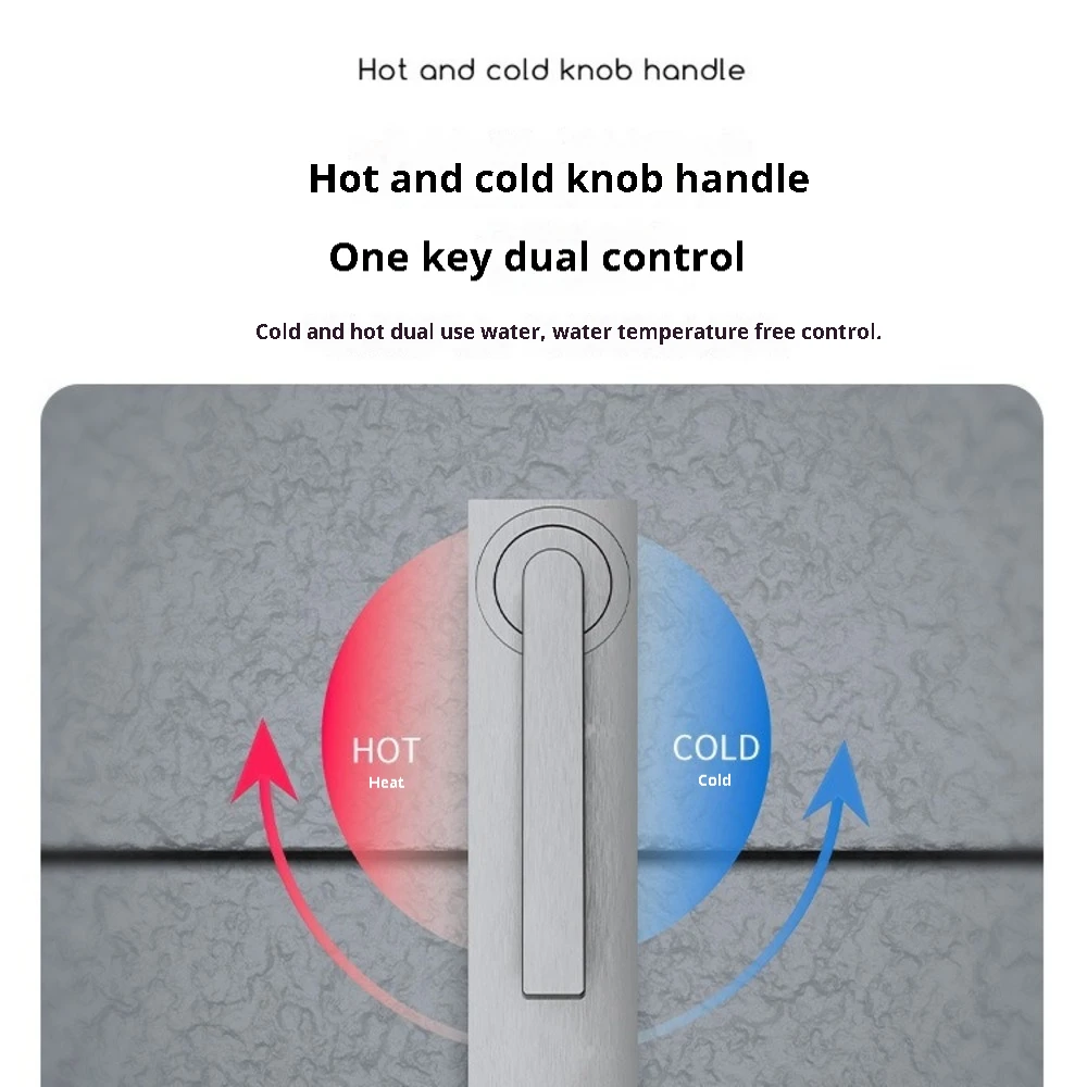 Полностью медная раковина смеситель двойного назначения для горячей и холодной