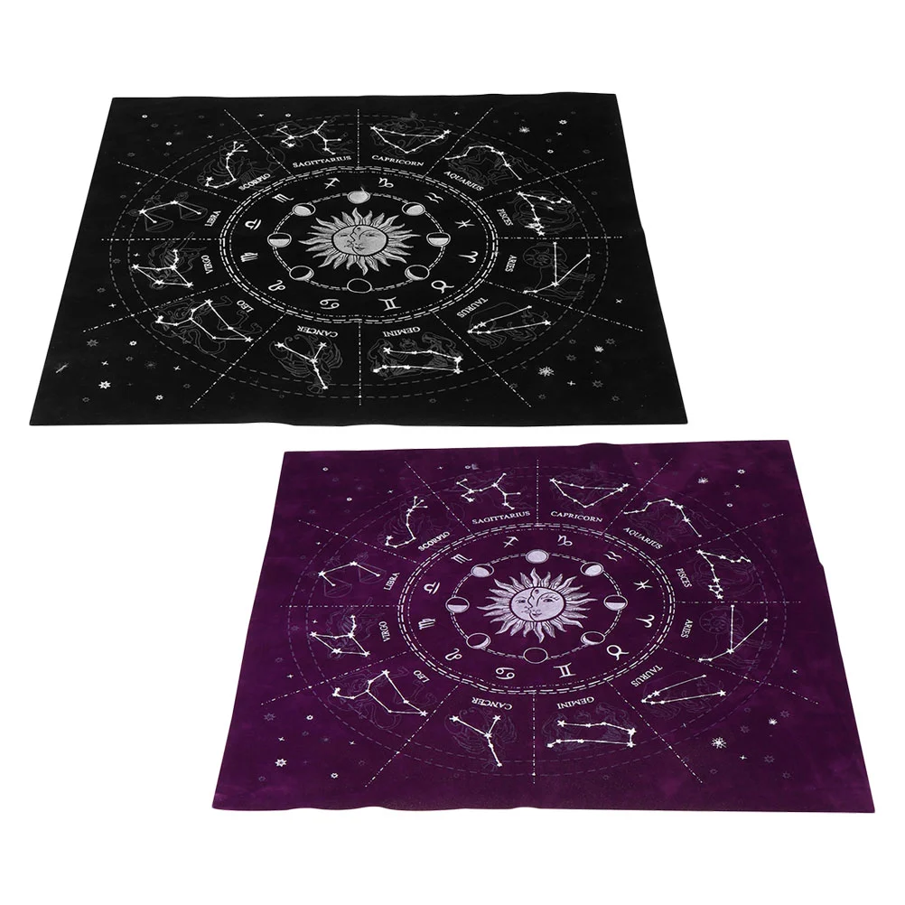 

Tarot Cloth Tablecloth Cards Tapestry Divination Table Wall Constellations Altar Constellation 12 Celestial Deck Hanging